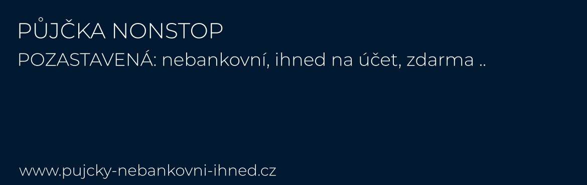 půjčka nonstop